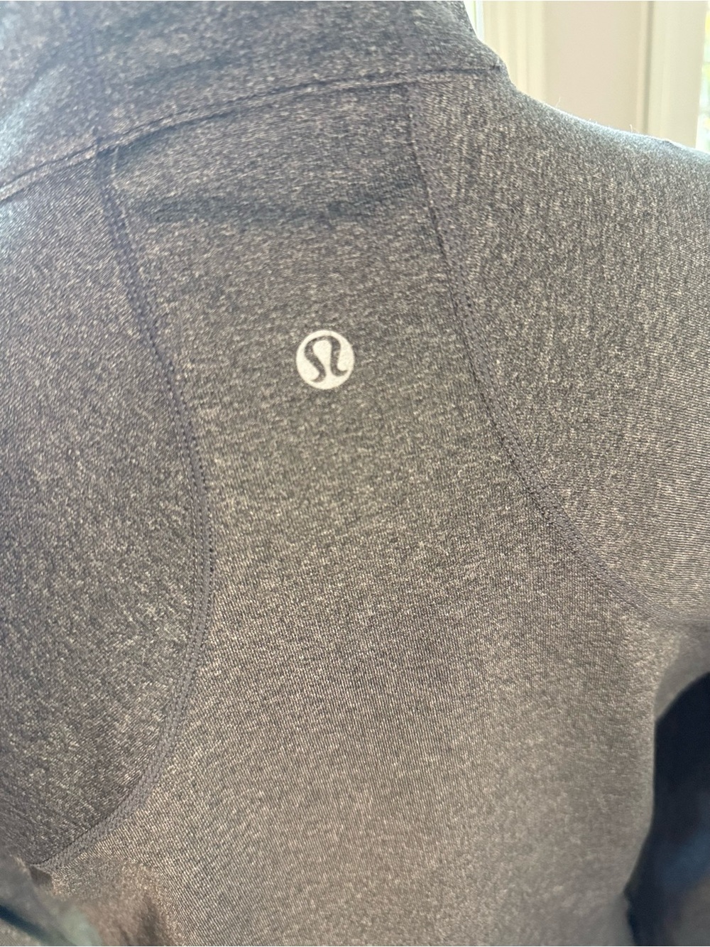 lululemon athletica Charcoal Gray Full-Zip Women's Jacket - Picture 3 of 6